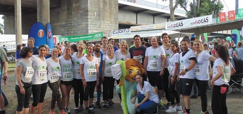 360gradzahn Team läuft bei run4ideas