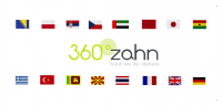 Flaggen der gesprochenen Sprachen bei 360°zahn