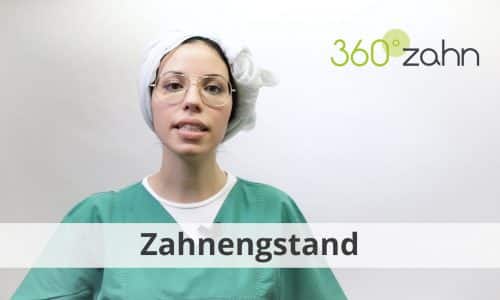 Video Zahnengstand